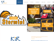 Tablet Screenshot of kjr-stormarn.de